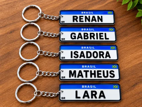 ChaveiroPlacaMercosul